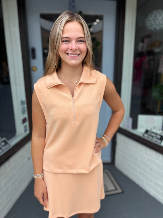 Tangy Tangerine Skort Set