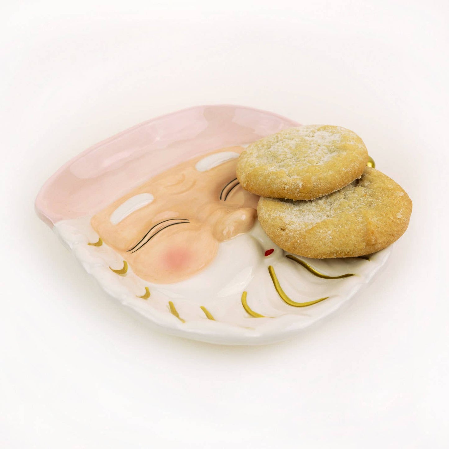 Pink Santa, Dessert Plate