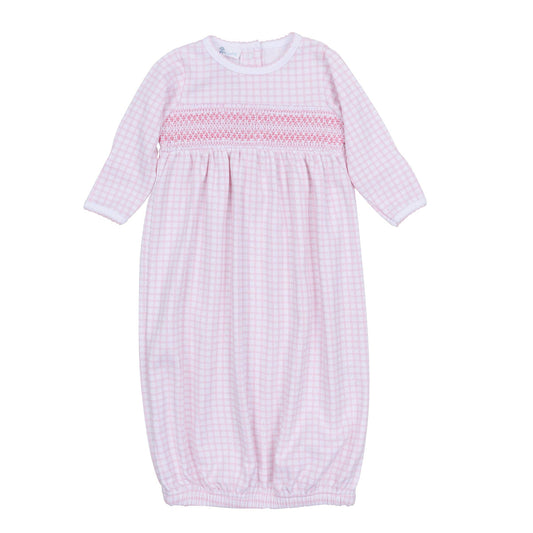 Peek-A-Boo Wishes Smocked Gathered Gown