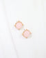 Florissant Pink, Round Post Earring