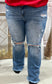 Dark Wash- Straight Leg, Risen Jeans