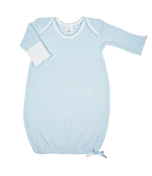 Paty Knit Gown, Blue