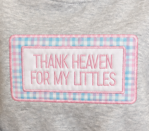 Thank Heaven For Littles - Mockneck Sweatshirt