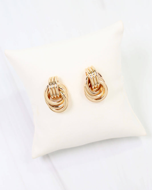 Sandsprings Knot Earring Gold