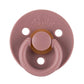 Itzy Soother, Natural Rubber Paci Set: Blossom + Rosewood