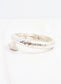 Tandy Hammered Stretch Bracelet, Worn Silver