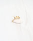 Missoula CZ Lined Hoop Earring WR Gold