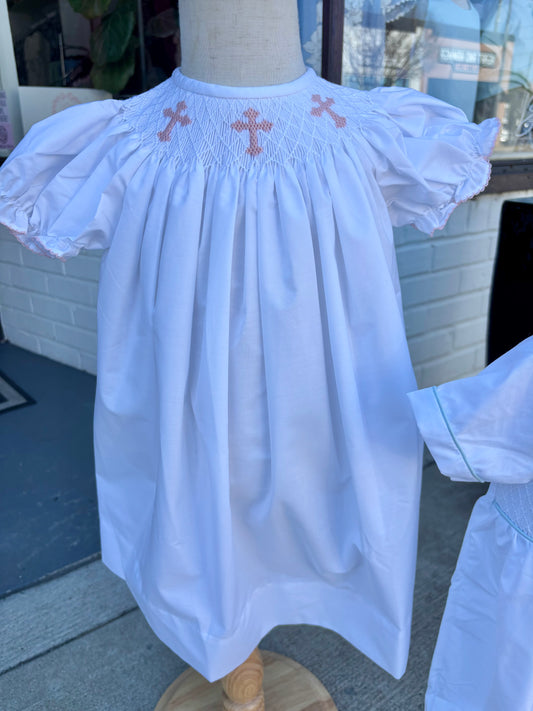 Pink Crosses Sophia Dress