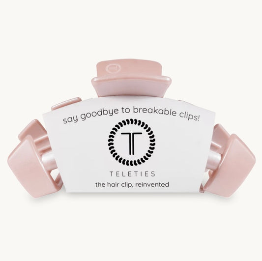 Classic Pearly Pink Medium Claw Hair Clip