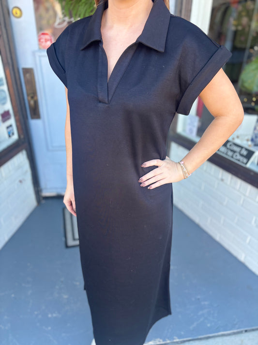 Midnight Girl Midi Dress