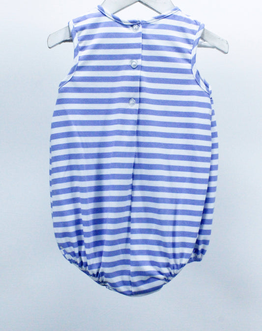 Sailboat Smocked Boys Bubble