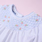 Charlotte Smocked Bishop Footie