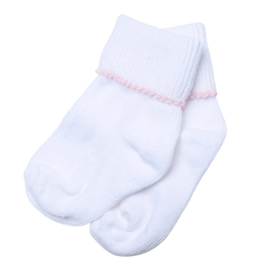 PINK- Essentials White Socks