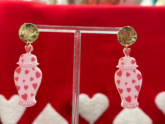 Hearts for Ginger Jar Earrings