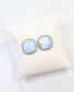 Marnie Gold Lined Post Earring, Blue