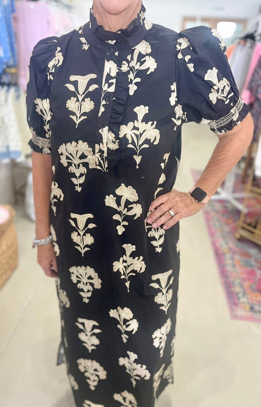 Midnight Wisper, Midi Dress