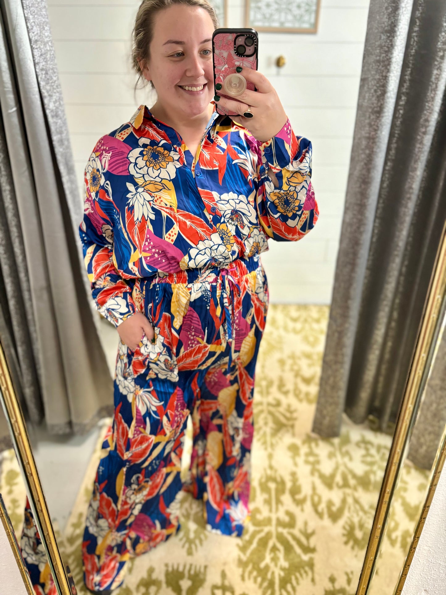 Tropical Vibes Jumpsuit PLUS