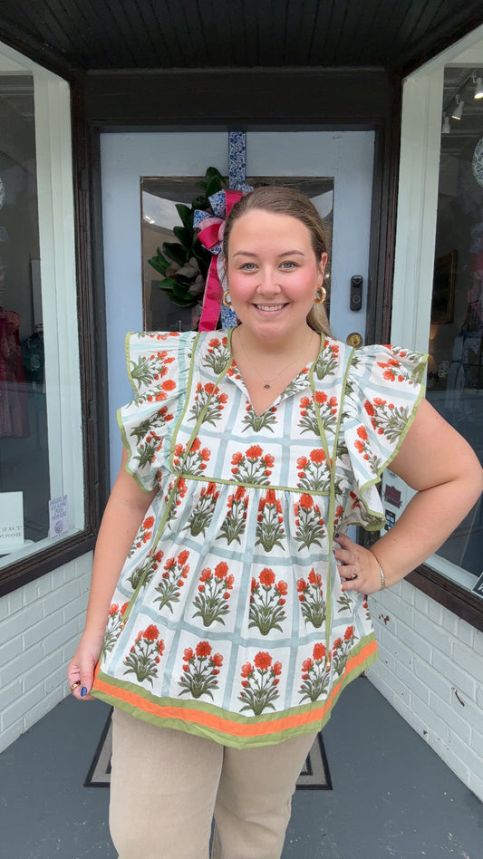 Autumn Marigold Top