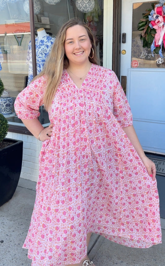 Always In Bloom, Midi Dress