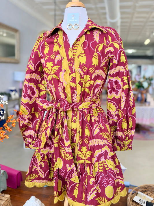 Kershia Shift Mini Dress Floral