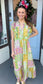 BoHo Print Midi Dress