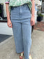 Scalloped Detailed Denim Jeans