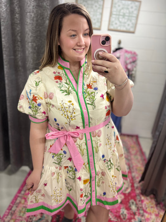 Wildflower Tie Dress