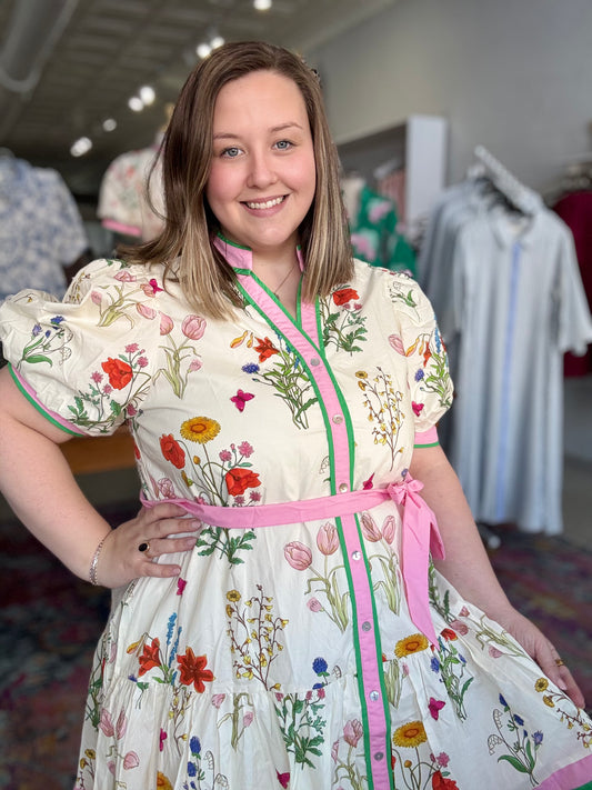 Wildflower Tie Dress