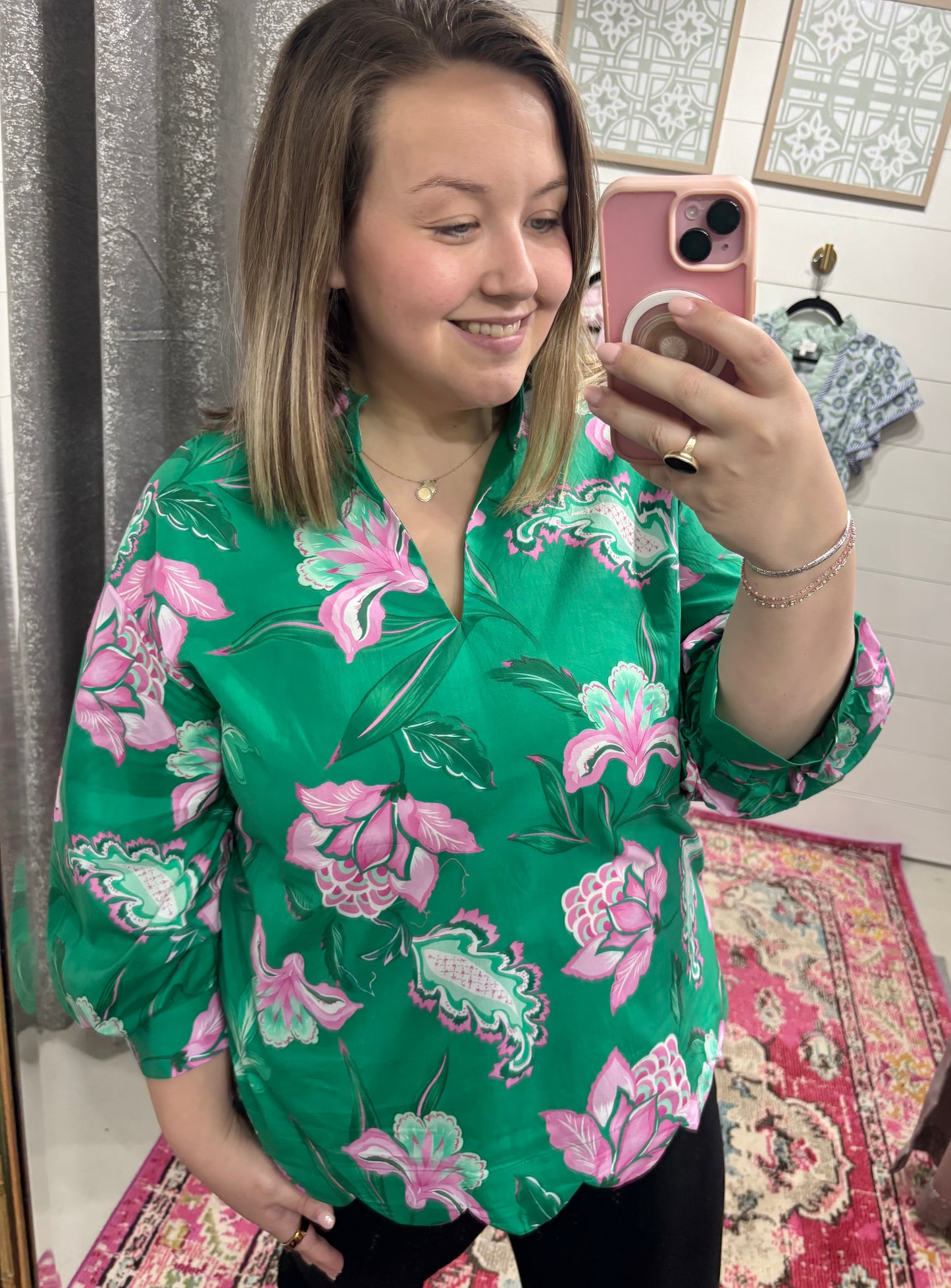 Palm Bloom Blouse