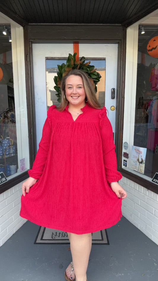 Red and Festive, Dress