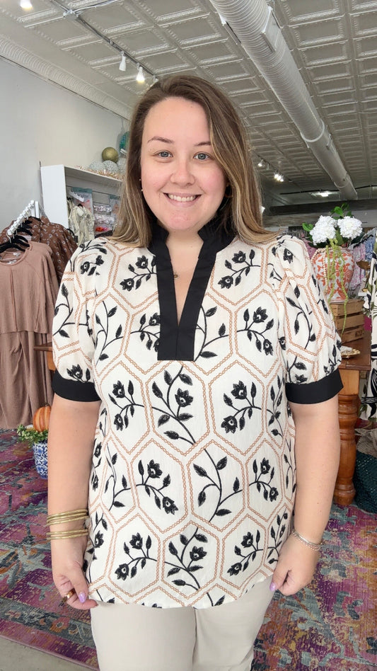 Vintage Twist Top