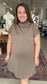 Mocha Mock Neck Dress