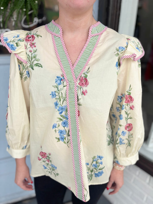 Ivory Rose Top
