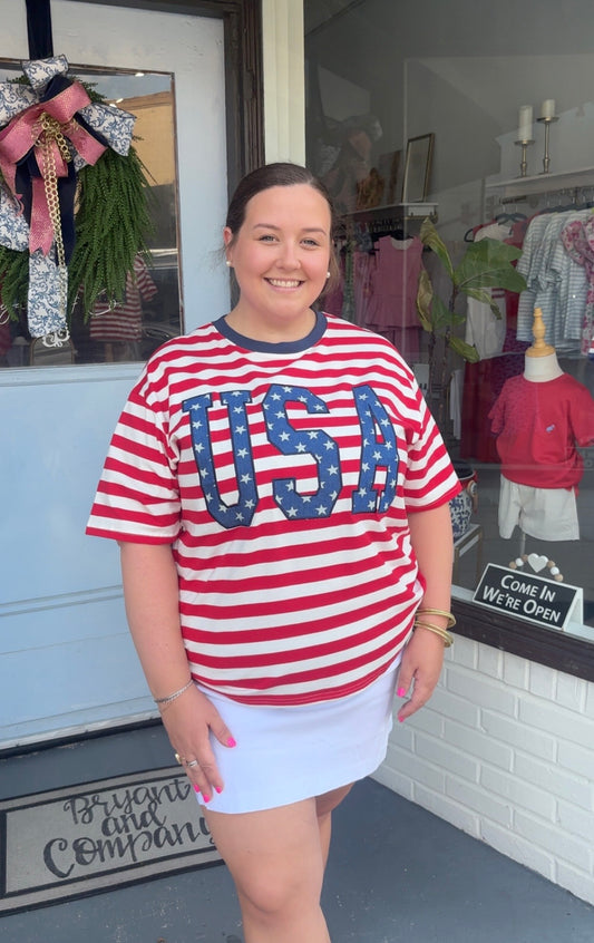 Stars, Stripes, & USA top