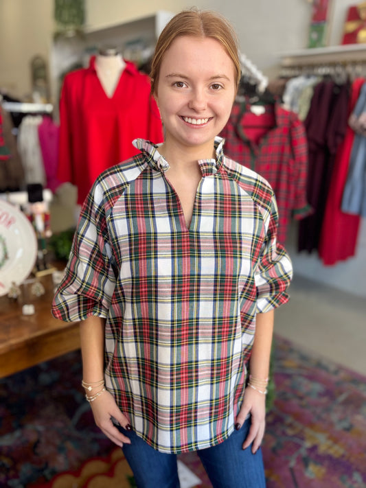 White Christmas, Plaid Top