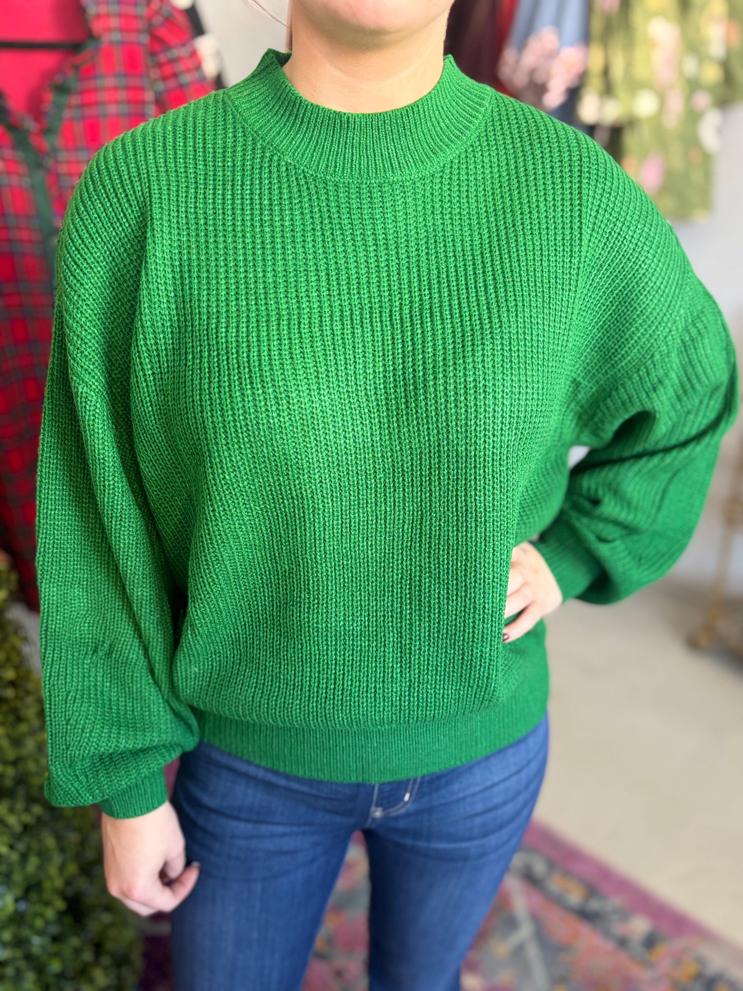 Sweet As Sugar, Green Sweater
