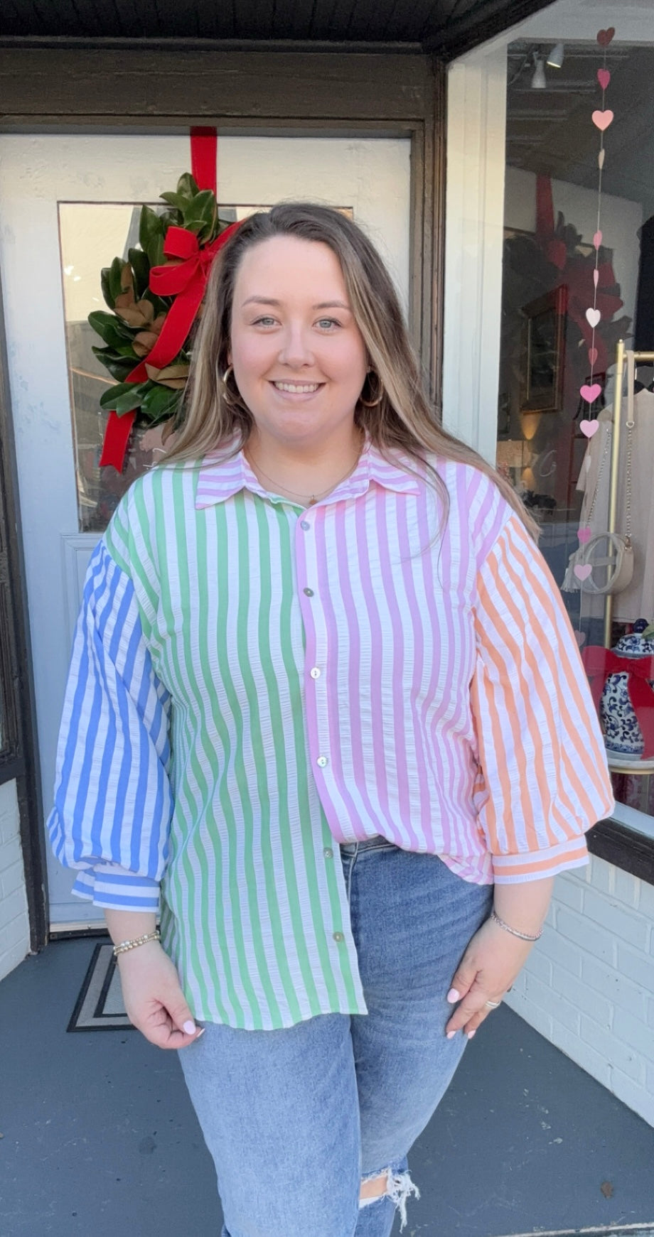 Southern Stripe Blouse