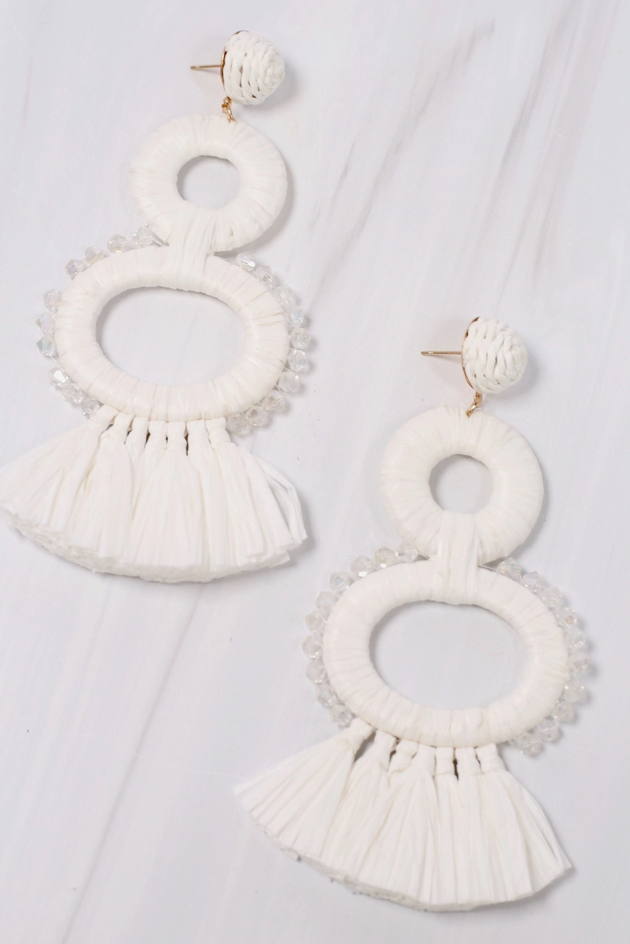 Cabana Drop Earring WHITE