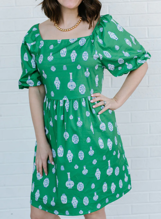 Green Ginger Jar Dress