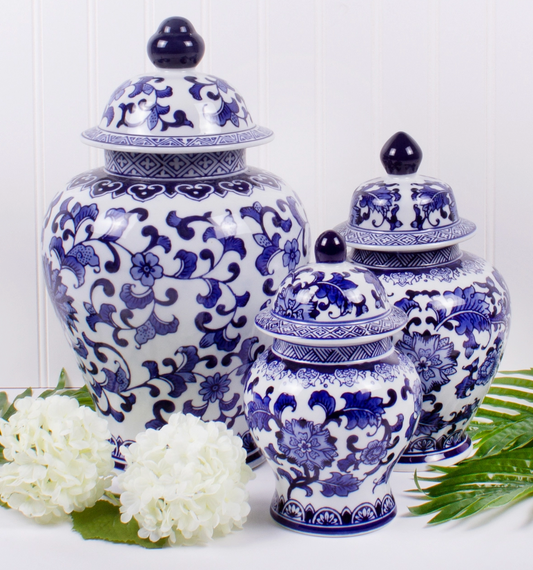 Blue & White Ginger Jar