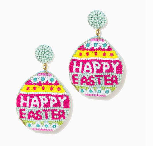 Happy Easter Egg Earrings