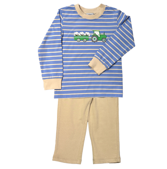 Tractor & Cotton Boys Pants Set