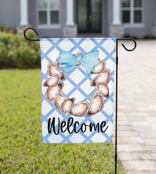Oyster Wreath, Garden Flag