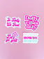 Dolly Vibes Sticker Pack of 4