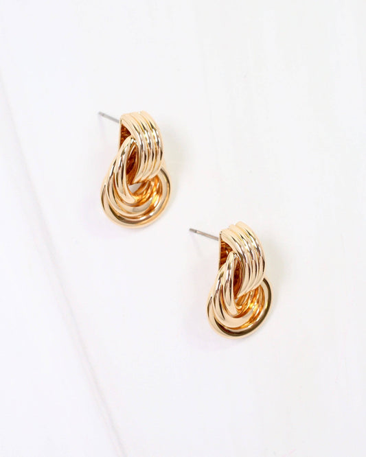 Sandsprings Knot Earring Gold
