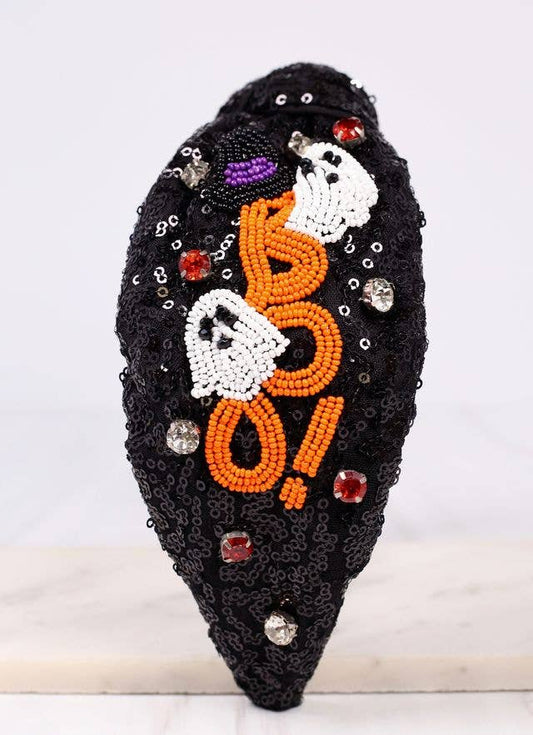 Boo Party Sequin Headband