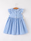 Blue Pumpkin Smock Embroidered Dress