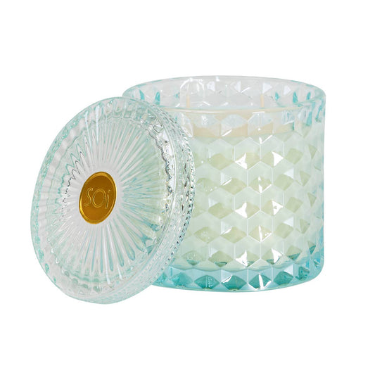 Tropical Breeze 15oz Shimmer Candle 2 wick