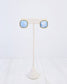 Marnie Gold Lined Post Earring, Blue