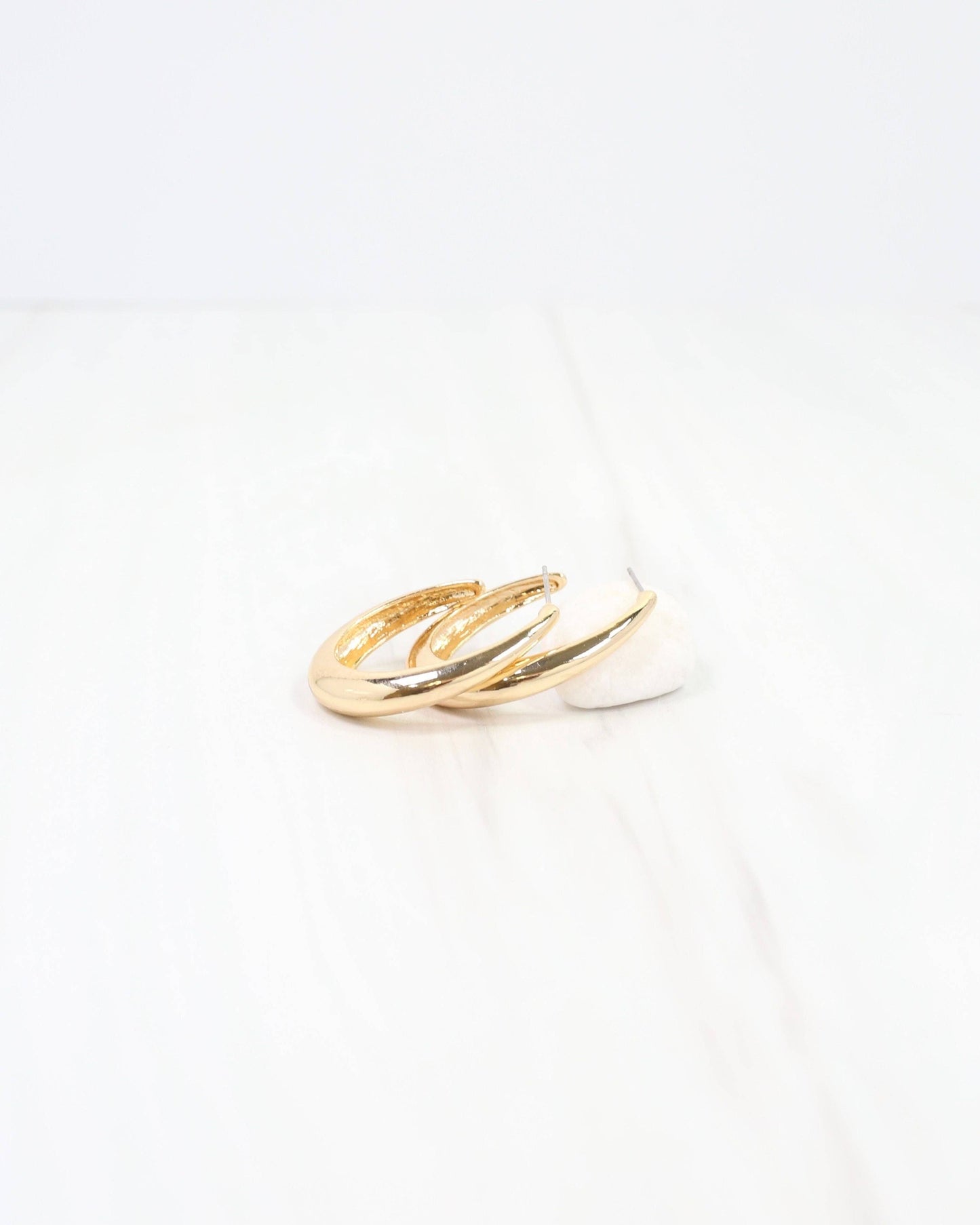 Stillwater Hoop Earring Gold